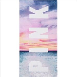 VS Pink Sunset Beach Towel